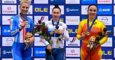 Украинские велосипедисты завоевали шесть медалей на чемпионате Европы по велотреку