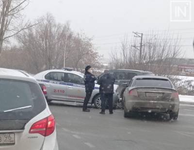 В Екатеринбурге машина ДПС попала в аварию во время погони