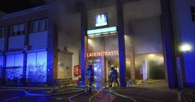 В берлинском метро возник пожар: есть пострадавшие