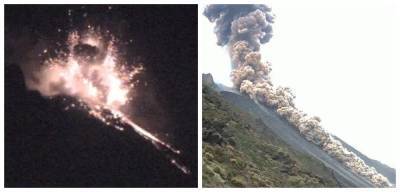 Пепел, взрывы и оползни: В Италии проснулся мощный вулкан