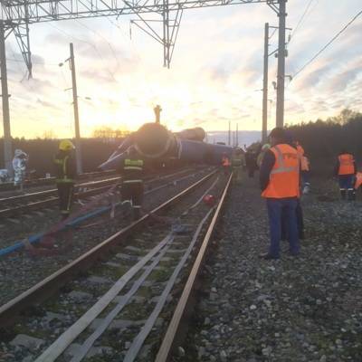 При аварии на Владимирской железной дороге произошел разлив мазута