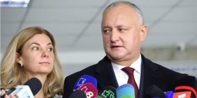 Додон после поражения вновь возглавит Партию социалистов Молдовы