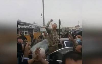 Алиев приехал в Нагорный Карабах