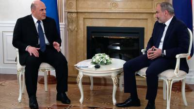 Мишустин и Пашинян обсудили вопросы сотрудничества Армении и России