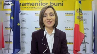 Майя Санду: "Жители Молдавии хотят проведения досрочных парламентских выборов"