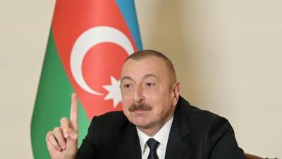 Алиев посетил перешедшие под контроль Азербайджана районы в Карабахе