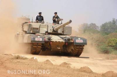 «Индия готова дать жёсткий ответ Пекину»: индийский премьер появился на танке «Арджун»