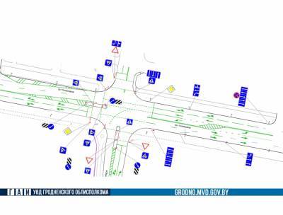 Вносятся изменения организации дорожного движения на проспекте Космонавтов в Гродно(+схема)