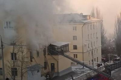 В Самаре горит многоэтажный дом