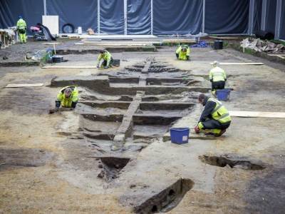 Археологи добрались до Йеллестадского корабля викингов
