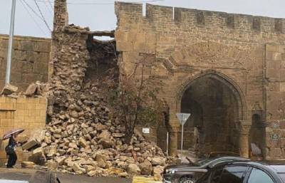 В Дагестане от дождей пострадал памятник из списка ЮНЕСКО