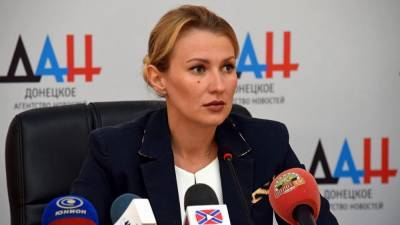 Представитель ДНР назвала глумлением заявление Зеленского по Донбассу