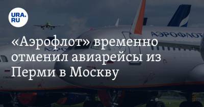 «Аэрофлот» временно отменил авиарейсы из Перми в Москву