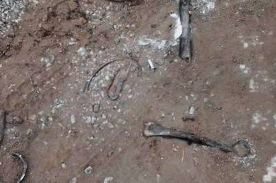 В Иркутской области РФ дороги "случайно" посыпали песком с человеческими костями