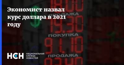 Денис Ракша - Экономист назвал курс доллара в 2021 году - nsn.fm