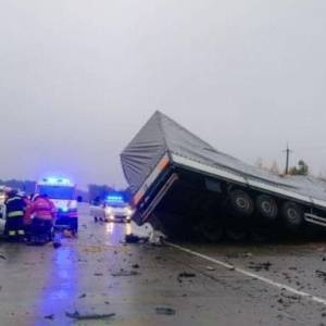На Житомирщине легковушка столкнулась с грузовиком: есть погибшие. Фото