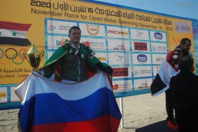 Российские пловцы заняли второе место на соревнованиях в Сирии
