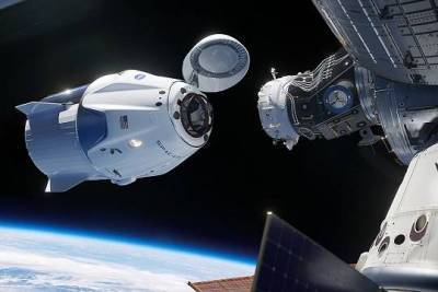 Корабль Crew Dragon с астронавтами на борту пристыковался к МКС