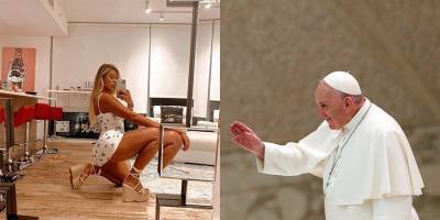 Благословил. Папа Римский поставил лайк под откровенной фотографией бразильской фотомодели