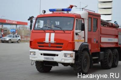 В Челябинской области произошел крупный пожар на пилораме