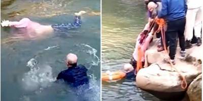 Британский консул спас в Китае тонувшую в реке девушку — видео