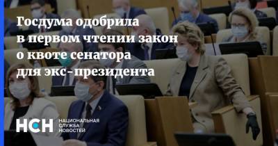 Владимир Путин - Госдума одобрила в первом чтении закон о квоте сенатора для экс-президента - nsn.fm - Россия