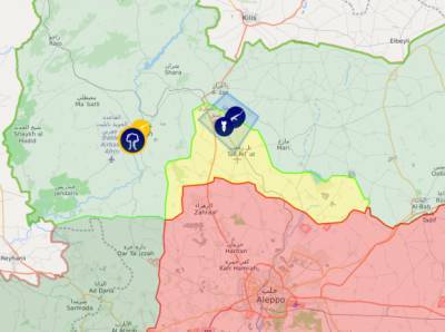 Турция атаковала курдов на севере Алеппо