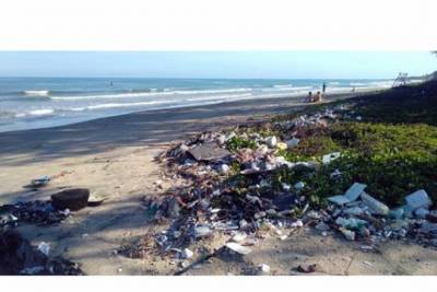 Побережье Черного моря наводнил мусор из пластика