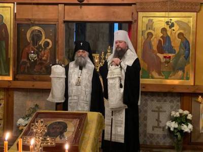 Грузинский митрополит совершил богослужение в Москве