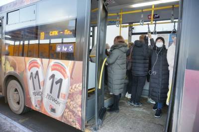 В Сыктывкаре в автобусах по маршрутам №№ 18 и 54 высокая загруженность пошла на спад