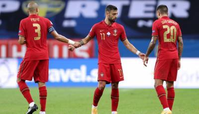 Португалия на последних минутах вырвала победу над Хорватией