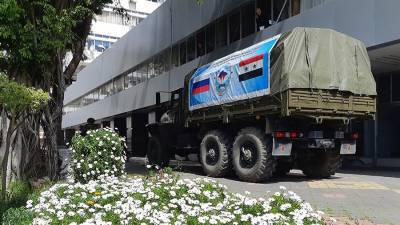 Россия за пять лет доставила более 4,5 тыс. тонн гумпомощи в Сирию