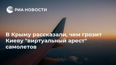 В Крыму рассказали, чем грозит Киеву "виртуальный арест" самолетов