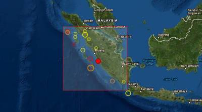 Землетрясение магнитудой 5,3 произошло у берегов Индонезии