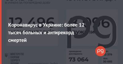 Коронавирус в Украине: более 12 тысяч больных и антирекорд смертей - thepage.ua - Украина