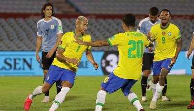 Отбор на ЧМ-2022: победы Бразилии и Аргентины, Колумбия разгромно проиграла Эквадору