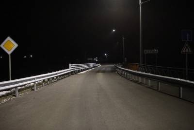 В Майнском районе отремонтировали мост через реку Гущу