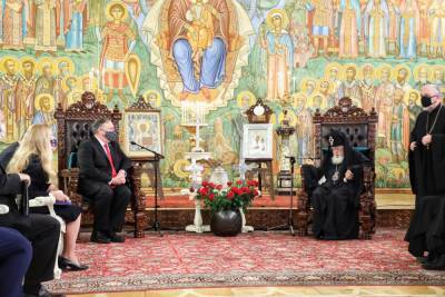 Госсекретарь США обсудил в патриархии Грузии вопросы свободы религии