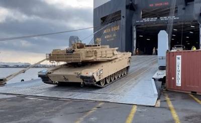 Армия США презентовала видео транспортировки танка Abrams (ВИДЕО)