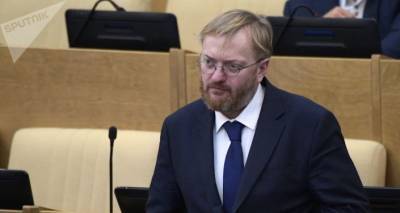 Депутат Госдумы Виталий Милонов заразился коронавирусом