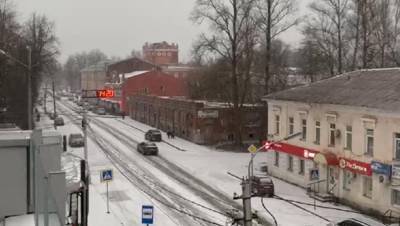 В Тверской области пошел первый снег