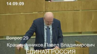Крашенинников рассказал о законопроекте о территории "Сириус"