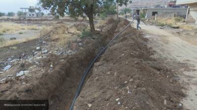 Власти сирийского города Забадани приступили к реконструкции канализации