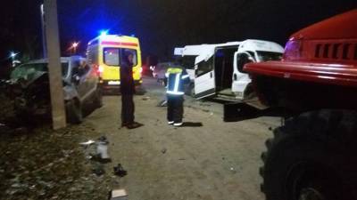 В Туле 10 человек пострадали в ДТП с маршруткой