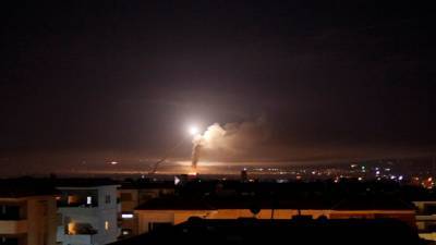 Самолеты ВВС Израиля нанесли удар по окрестностям в Дамаске