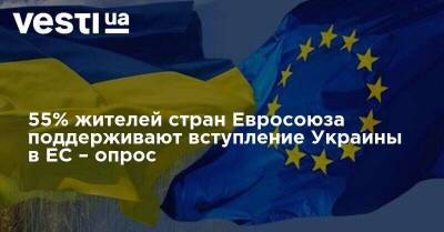 55% жителей стран Евросоюза поддерживают вступление Украины в ЕС – опрос