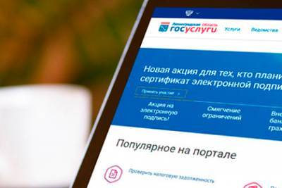 Госуслуги онлайн стали доступны 1,5 миллиону жителей Ленинградской области