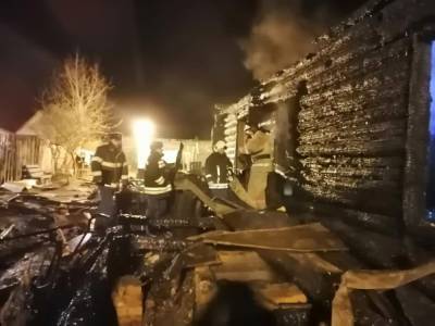 Опубликовано видео с места пожара, в котором погибла рязанская семья