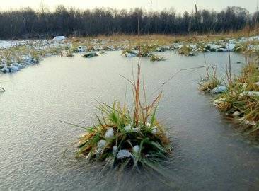 В Башкирии женщина провалилась под лёд и чудом осталась жива