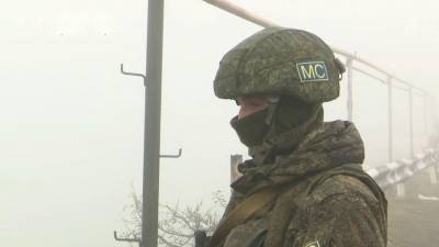 Российские миротворцы обеспечивают безопасность движения автотранспорта по Лачинскому коридору в Нагорном Карабахе